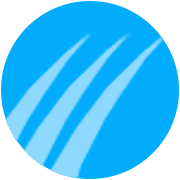 ACI's blue circle icon